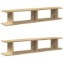 Estante pared 2uds madera ingeniería roble artisian 105x18x20cm von , Regale und Regale - Ref: Foro24-856603, Preis: 42,31 €,...