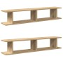 Estante pared 2uds madera ingeniería roble artisian 105x18x20cm von , Regale und Regale - Ref: Foro24-856603, Preis: 42,99 €,...