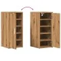 Mueble zapatero madera de ingeniería roble artisan 32x35x70 cm de , Zapateros y organizadores de calzado - Ref: Foro24-856706...