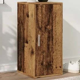 Mueble zapatero madera de ingeniería envejecida 32x35x70 cm by , Shoe racks and shoe organizers - Ref: Foro24-856704, Price: ...