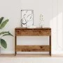 Mesa consola madera ingeniería madera envejecida 100x35x76,5 cm by , Side tables - Ref: Foro24-856784, Price: 70,37 €, Discou...
