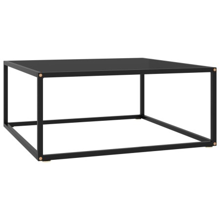 Couchtisch schwarz mit schwarzem Glas 80x80x35 cm von vidaXL, Couchtisch - Ref: Foro24-322876, Preis: 79,85 €, Rabatt: %