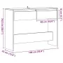 Mesa consola madera ingeniería madera envejecida 100x35x76,5 cm by , Side tables - Ref: Foro24-856784, Price: 70,37 €, Discou...
