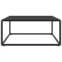 Couchtisch schwarz mit schwarzem Glas 80x80x35 cm von vidaXL, Couchtisch - Ref: Foro24-322876, Preis: 79,85 €, Rabatt: %