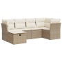 Juego de sofás jardín con cojines 6 pzas ratán sintético beige de , Conjuntos de jardín - Ref: Foro24-3325284, Precio: 449,29...