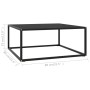Couchtisch schwarz mit schwarzem Glas 80x80x35 cm von vidaXL, Couchtisch - Ref: Foro24-322876, Preis: 79,85 €, Rabatt: %