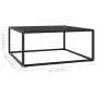 Couchtisch schwarz mit schwarzem Glas 80x80x35 cm von vidaXL, Couchtisch - Ref: Foro24-322876, Preis: 75,29 €, Rabatt: %