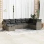 Set de sofás de jardín y cojines 8 piezas ratán sintético gris by , Garden sets - Ref: Foro24-3325336, Price: 475,06 €, Disco...