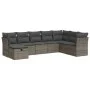 Set de sofás de jardín y cojines 8 piezas ratán sintético gris by , Garden sets - Ref: Foro24-3325336, Price: 475,06 €, Disco...