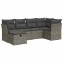 Set de muebles de jardín 6 pzas y cojines ratán sintético gris de , Conjuntos de jardín - Ref: Foro24-3325286, Precio: 365,69...