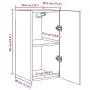 Mueble de TV madera de ingeniería roble artisan 30,5x30x60 cm by , TV Furniture - Ref: Foro24-856392, Price: 37,03 €, Discoun...
