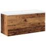 Mueble con lavabo integrado madera envejecida 91x39,5x49 cm von , Badezimmerwaschtische - Ref: Foro24-3328927, Preis: 321,07 ...