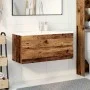 Mueble con lavabo integrado madera envejecida 91x39,5x49 cm von , Badezimmerwaschtische - Ref: Foro24-3328927, Preis: 300,41 ...