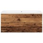 Mueble con lavabo integrado madera envejecida 91x39,5x49 cm von , Badezimmerwaschtische - Ref: Foro24-3328927, Preis: 321,07 ...