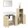 Set de muebles de baño 3 pzas madera contrachapada roble Sonoma by , Bathroom furniture - Ref: Foro24-3324971, Price: 91,16 €...