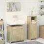 Set de muebles de baño 3 pzas madera contrachapada roble Sonoma by , Bathroom furniture - Ref: Foro24-3324971, Price: 90,22 €...