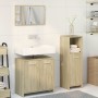 Set de muebles de baño 3 pzas madera contrachapada roble Sonoma by , Bathroom furniture - Ref: Foro24-3324971, Price: 91,16 €...