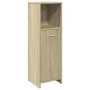 Set de muebles de baño 3 pzas madera contrachapada roble Sonoma by , Bathroom furniture - Ref: Foro24-3324971, Price: 90,22 €...