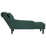 Tumbona almohada y reposabrazo derecho terciopelo verde oscuro von , Tagesbetten - Ref: Foro24-4009774, Preis: 189,51 €, Raba...