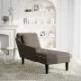 Tumbona almohada reposabrazo derecho cuero gris oscuro von , Tagesbetten - Ref: Foro24-4009858, Preis: 160,75 €, Rabatt: %