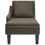 Tumbona almohada reposabrazo derecho cuero gris oscuro von , Tagesbetten - Ref: Foro24-4009858, Preis: 160,75 €, Rabatt: %