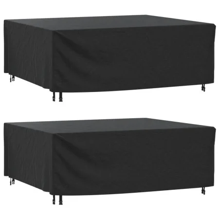 Cubiertas muebles jardín 2 uds impermeable 420D 200x160x70 cm by , Garden furniture covers - Ref: Foro24-3196424, Price: 57,1...