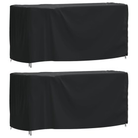 Cubiertas muebles jardín 2 uds impermeable 420D 180x70x90 cm de , Fundas para muebles de jardín - Ref: Foro24-3196432, Precio...