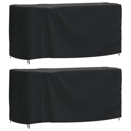 Cubiertas muebles jardín 2 uds impermeable 420D 180x70x90 cm von , Abdeckungen für Gartenmöbel - Ref: Foro24-3196432, Preis: ...