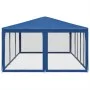 Carpa para fiestas con 10 paredes de malla HDPE azul 6x4 m von , Zelte - Ref: Foro24-4010067, Preis: 161,17 €, Rabatt: %