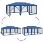 Carpa para fiestas con 10 paredes de malla HDPE azul 6x4 m von , Zelte - Ref: Foro24-4010067, Preis: 161,17 €, Rabatt: %