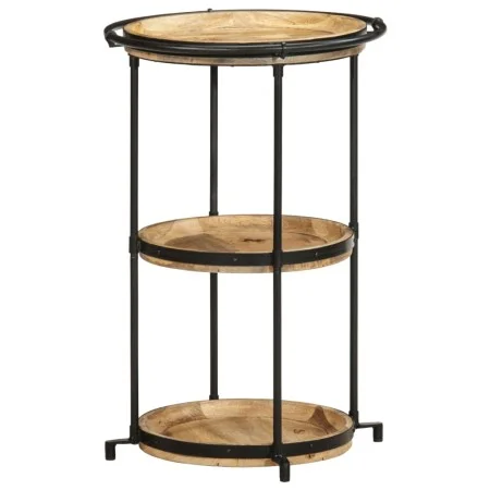 Mesa auxiliar madera maciza de mango Ø55x83 cm by , Side tables - Ref: Foro24-4013509, Price: 104,08 €, Discount: %