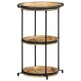 Mesa auxiliar madera maciza de mango Ø55x83 cm by , Side tables - Ref: Foro24-4013509, Price: 105,56 €, Discount: %