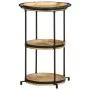 Mesa auxiliar madera maciza de mango Ø55x83 cm by , Side tables - Ref: Foro24-4013509, Price: 104,08 €, Discount: %