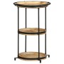 Mesa auxiliar madera maciza de mango Ø55x83 cm by , Side tables - Ref: Foro24-4013509, Price: 105,56 €, Discount: %