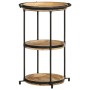 Mesa auxiliar madera maciza de mango Ø55x83 cm by , Side tables - Ref: Foro24-4013509, Price: 105,56 €, Discount: %