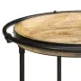 Mesa auxiliar madera maciza de mango Ø55x83 cm by , Side tables - Ref: Foro24-4013509, Price: 104,08 €, Discount: %