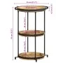 Mesa auxiliar madera maciza de mango Ø55x83 cm by , Side tables - Ref: Foro24-4013509, Price: 104,08 €, Discount: %