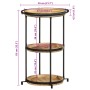 Mesa auxiliar madera maciza de mango Ø55x83 cm by , Side tables - Ref: Foro24-4013509, Price: 105,56 €, Discount: %