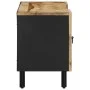 Mueble de TV madera maciza de mango rugosa negro 105x33,5x46 cm by , CD and DVD storage - Ref: Foro24-4018628, Price: 105,89 ...