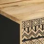 Mueble de TV madera maciza de mango rugosa negro 105x33,5x46 cm by , CD and DVD storage - Ref: Foro24-4018628, Price: 105,89 ...