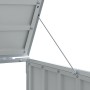 Cobertizo contenedores dobles basura acero gris 144x81x113 cm von , Halterungen für Abfallbehälter - Ref: Foro24-4006176, Pre...