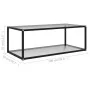 Transparent tempered glass coffee table 100x50x35 cm by vidaXL, Coffee table - Ref: Foro24-322897, Price: 91,81 €, Discount: %