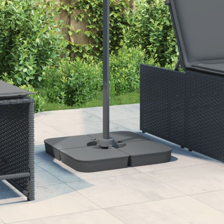 Juego bases de sombrilla 4 uds para parasol cruzado PP 100 kg von , Schirmständer - Ref: Foro24-847444, Preis: 84,23 €, Rabat...