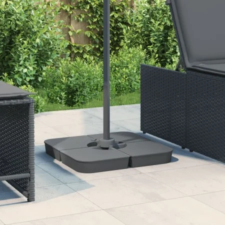 Juego bases de sombrilla 4 uds para parasol cruzado PP 100 kg von , Schirmständer - Ref: Foro24-847444, Preis: 88,68 €, Rabat...