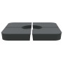 Juego bases de sombrilla 4 uds para parasol cruzado PP 100 kg von , Schirmständer - Ref: Foro24-847444, Preis: 84,23 €, Rabat...