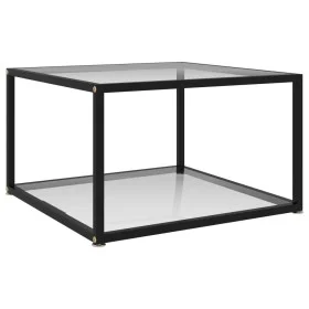Transparent tempered glass coffee table 60x60x35 cm by vidaXL, Coffee table - Ref: Foro24-322887, Price: 82,81 €, Discount: %