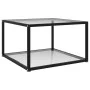 Mesa de centro transparente vidrio templado 60x60x35 cm de vidaXL, Mesas de centro - Ref: Foro24-322887, Precio: 82,79 €, Des...