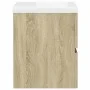 Set de muebles de baño 2 pzas madera contrachapada roble Sonoma von , Badezimmermöbel - Ref: Foro24-3325032, Preis: 121,24 €,...