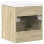 Set de muebles de baño 2 pzas madera contrachapada roble Sonoma von , Badezimmermöbel - Ref: Foro24-3325032, Preis: 121,24 €,...