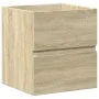 Set de muebles de baño 2 pzas madera contrachapada roble Sonoma von , Badezimmermöbel - Ref: Foro24-3325032, Preis: 121,24 €,...